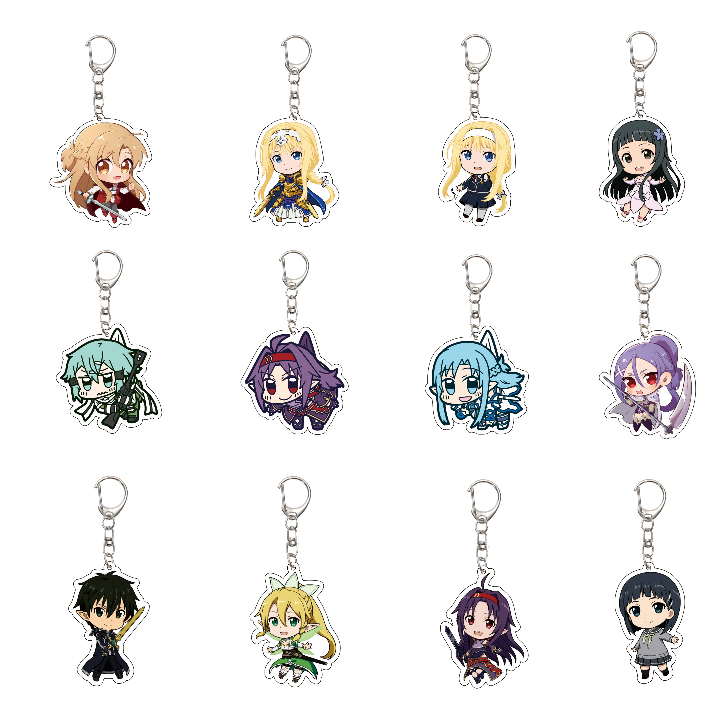 Sword Art Online Cape - 55MM Anime Sword Art Online Keychain