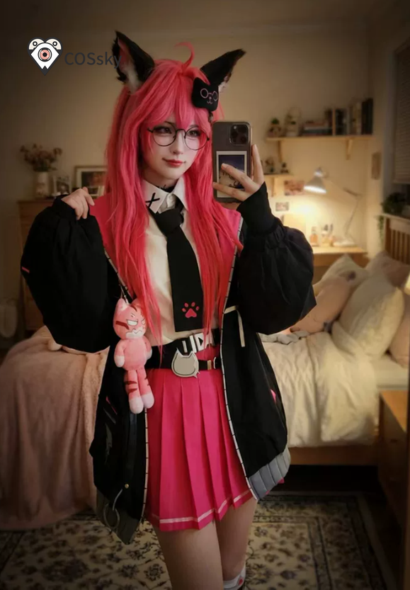 Anime Cosplay Pink - Nanally Coluccis Neverness to Everness NTE