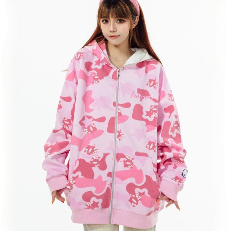 Anime Cosplay For Couples - Casual Ins Sanrio Hello Kitty Camouflage