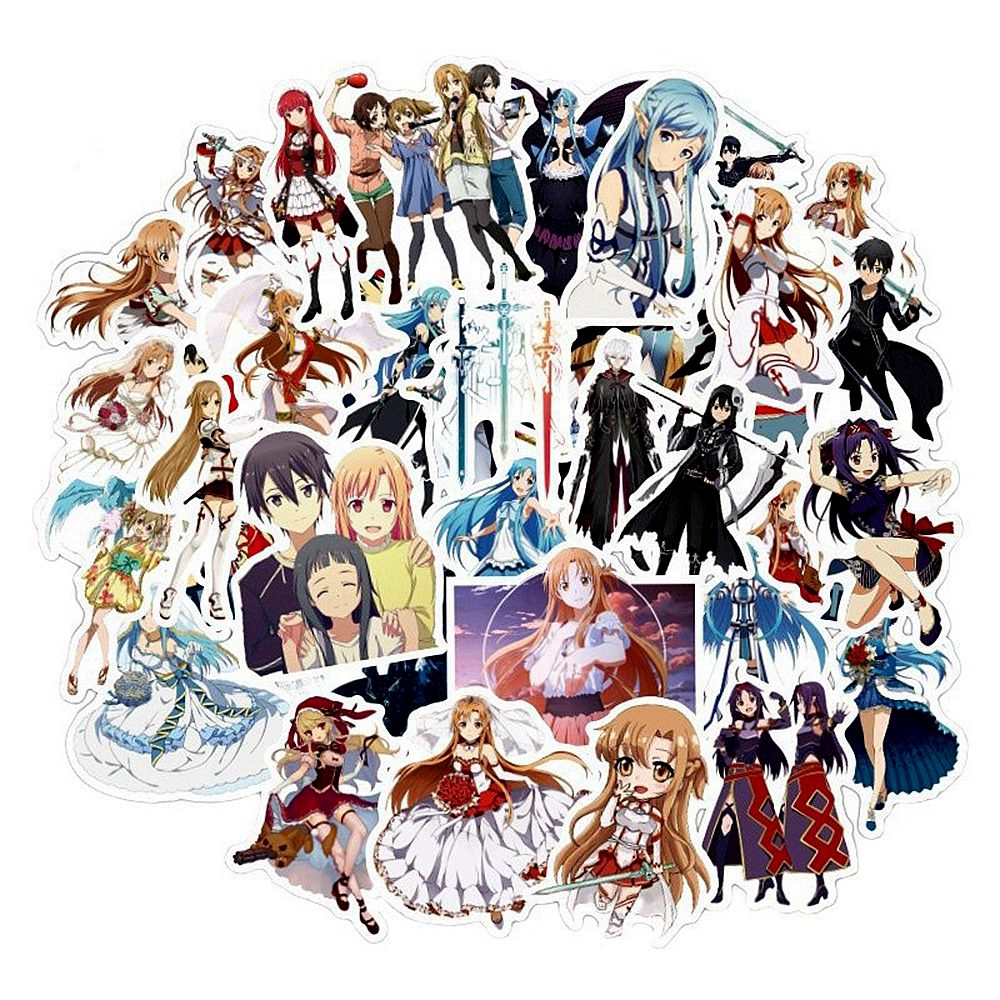 1 Pack Anime Sticker Sword Art - Sword Art Online Cape 评论和价格