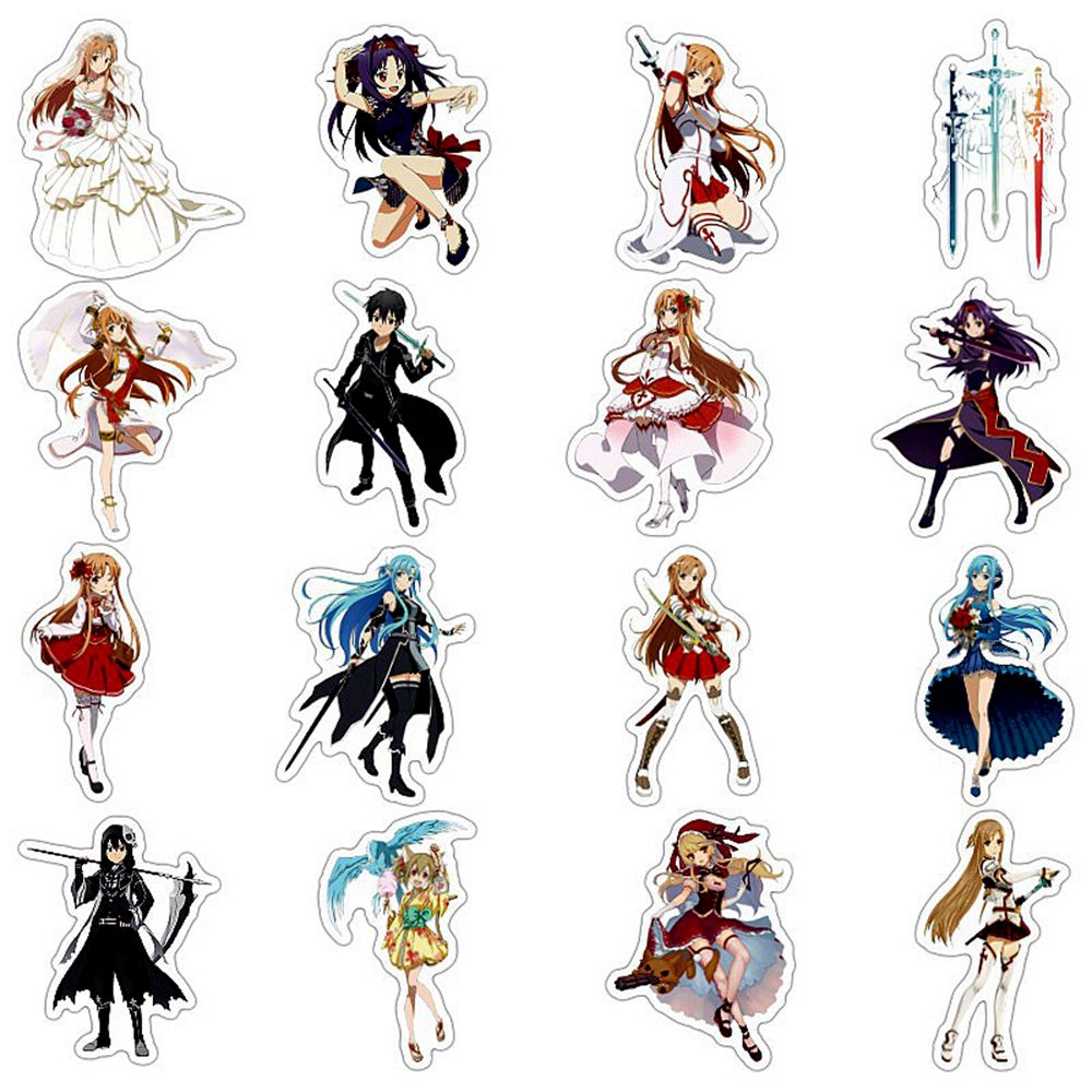 1 Pack Anime Sticker Sword Art - Sword Art Online Cape 评论和价格