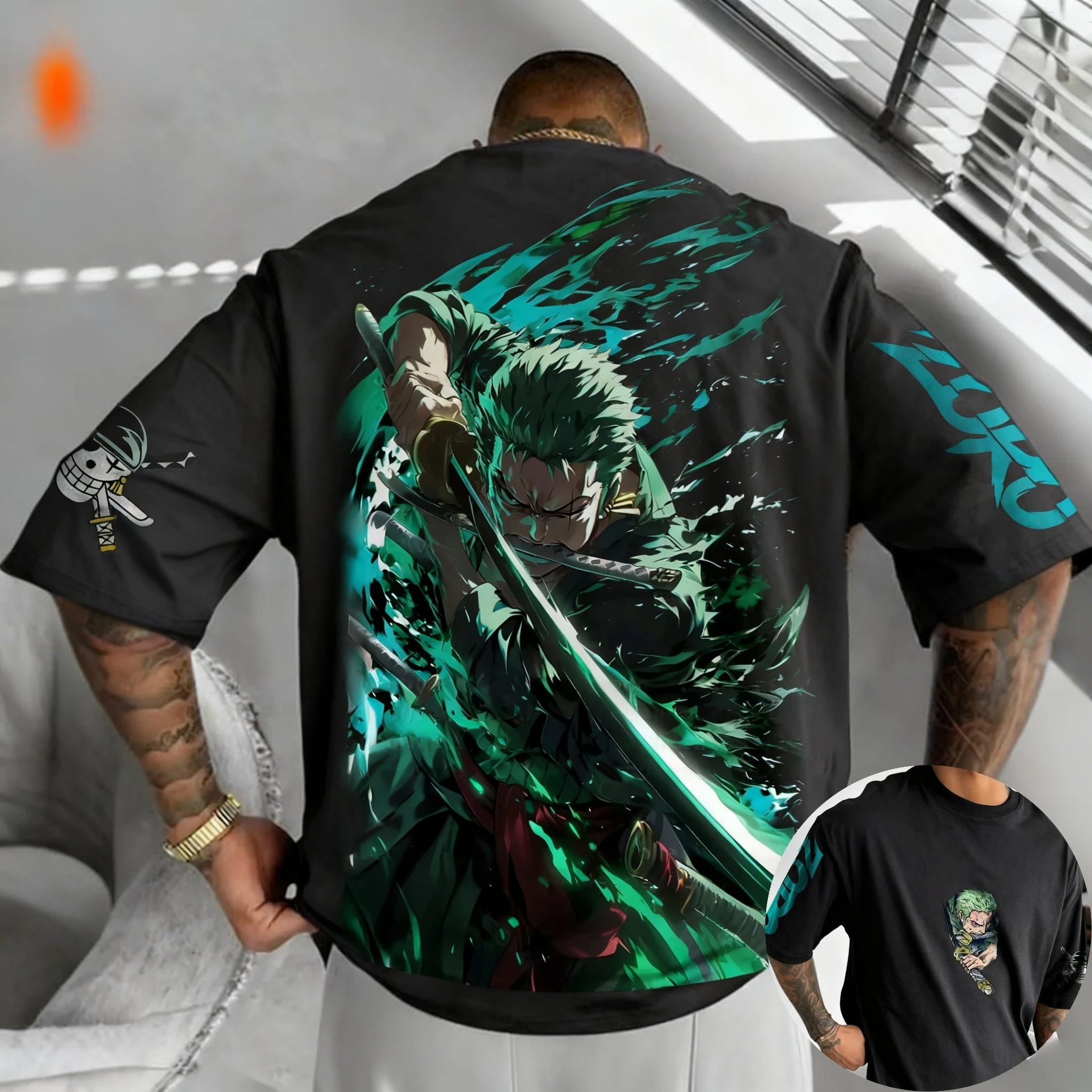 2026 One Piece Zoro Printed Co - Cosplay Anime Zoro 评论和价格