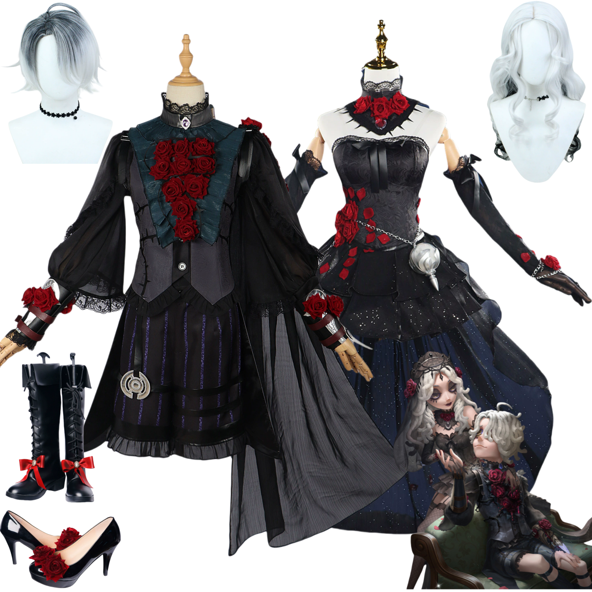 Identity V Cosplay, Patient of - Anime Cosplay For Couples 评论和价格