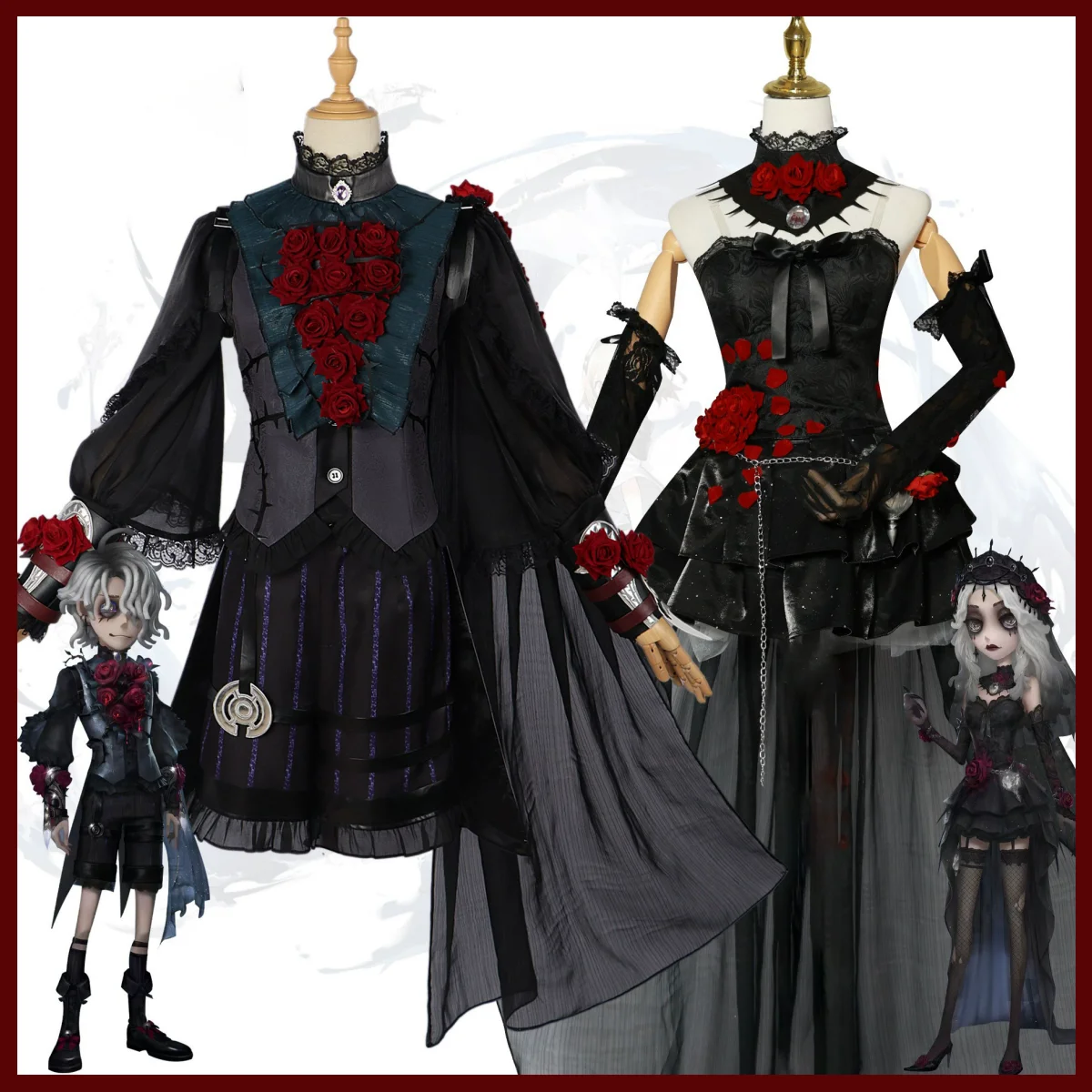 Identity V Cosplay, Patient of - Anime Cosplay For Couples 评论和价格