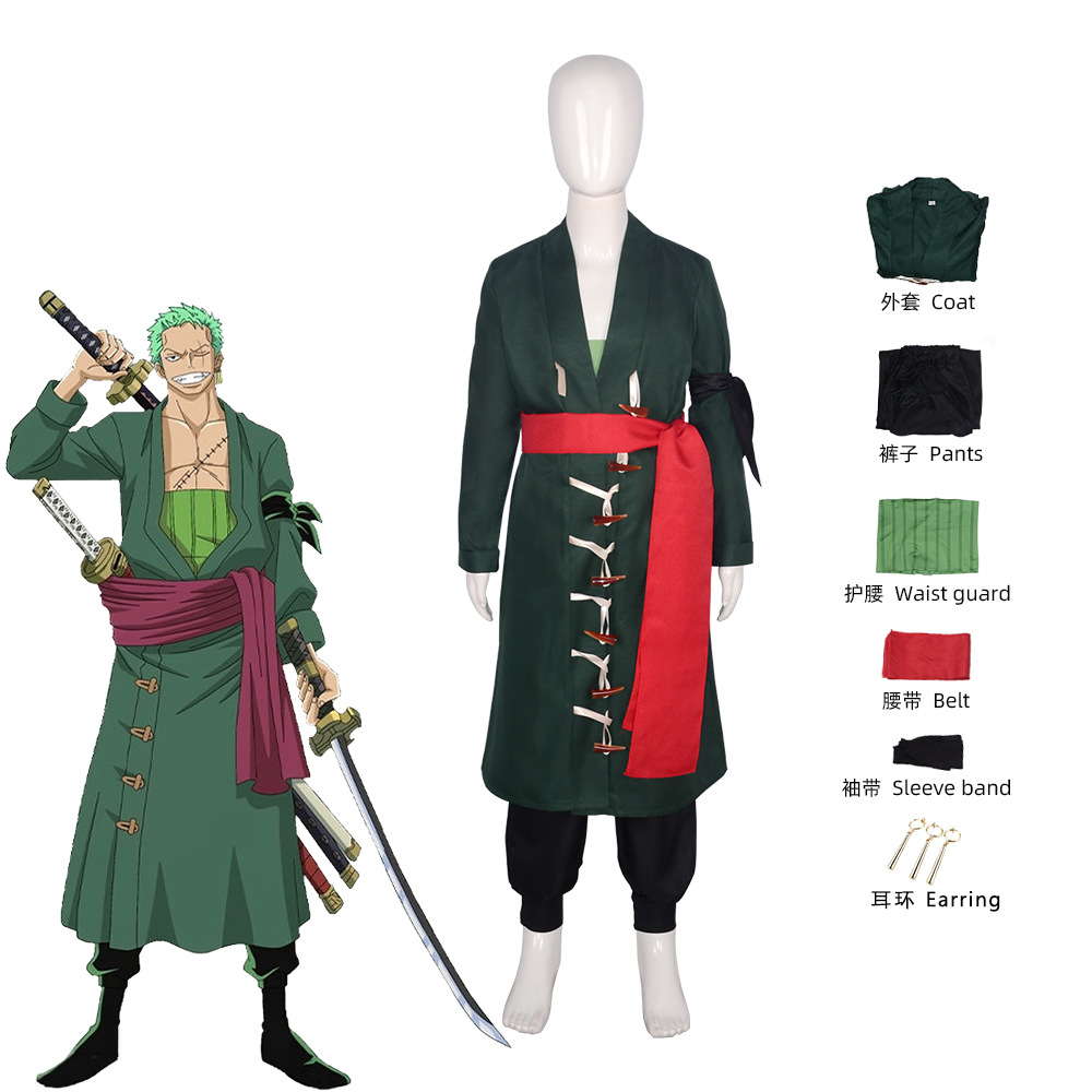 Fantasia Wano Country Roronoa  - Cosplay Anime Zoro 评论和价格