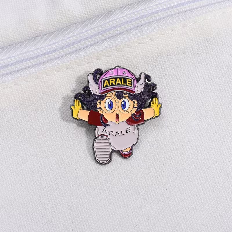 Cartoon Dr. Slump Arale Badge  - Anime Cosplay Little Girl 评论和价格
