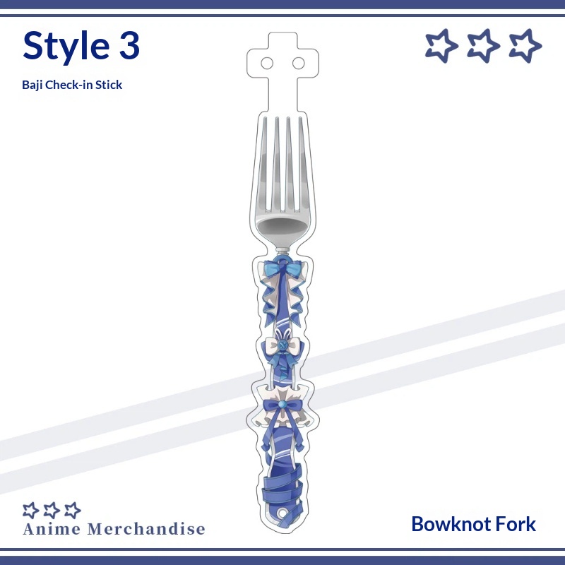 Anime Acrylic Bowknot Fork Sha - Anime Cosplay Photo 评论和价格