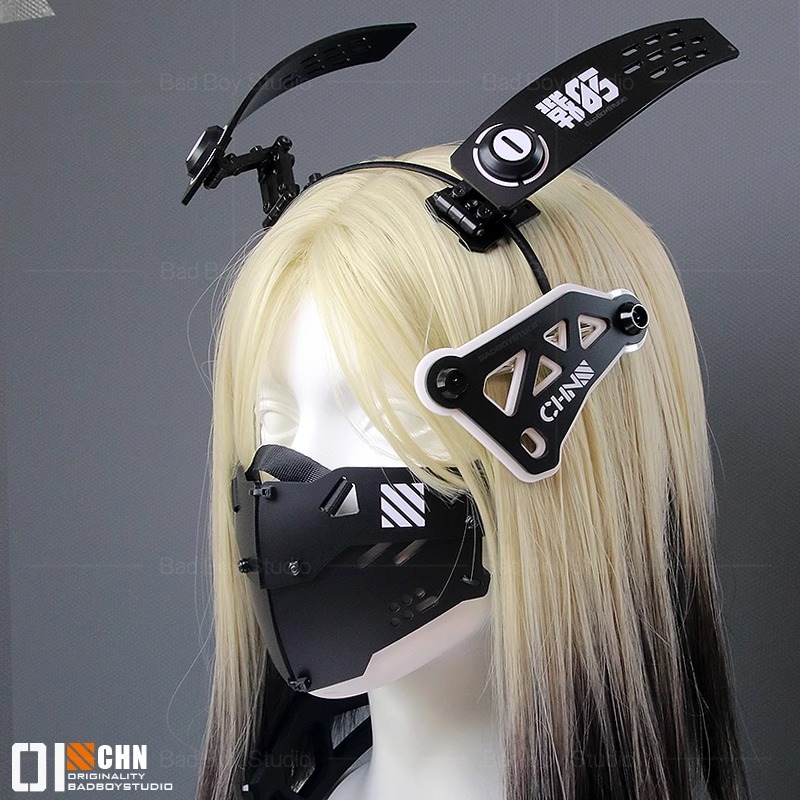 Cyberpunk Mask Cosplay Functio - Anime Cosplay Festival 评论和价格