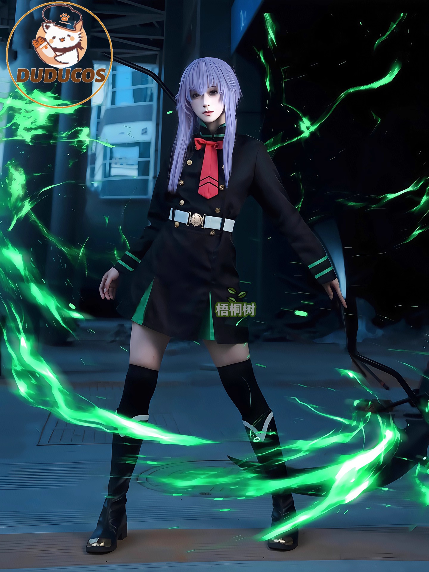 Anime Seraph of The End Shinoa - Anime Cosplay Dress For Women 评论和价格