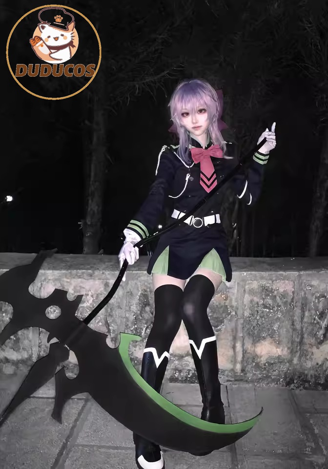 Anime Seraph of The End Shinoa - Anime Cosplay Dress For Women 评论和价格