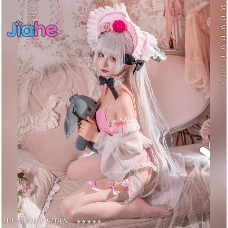 USS Halford Game Azur Lane Cos - Anime Cosplay Pink 评论和价格