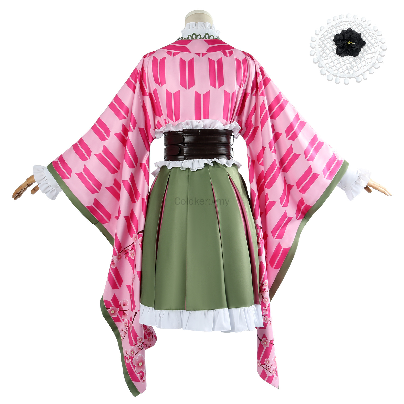 Mitsuri Cosplay Kanroji Mitsur - Anime Cosplay Pink 评论和价格