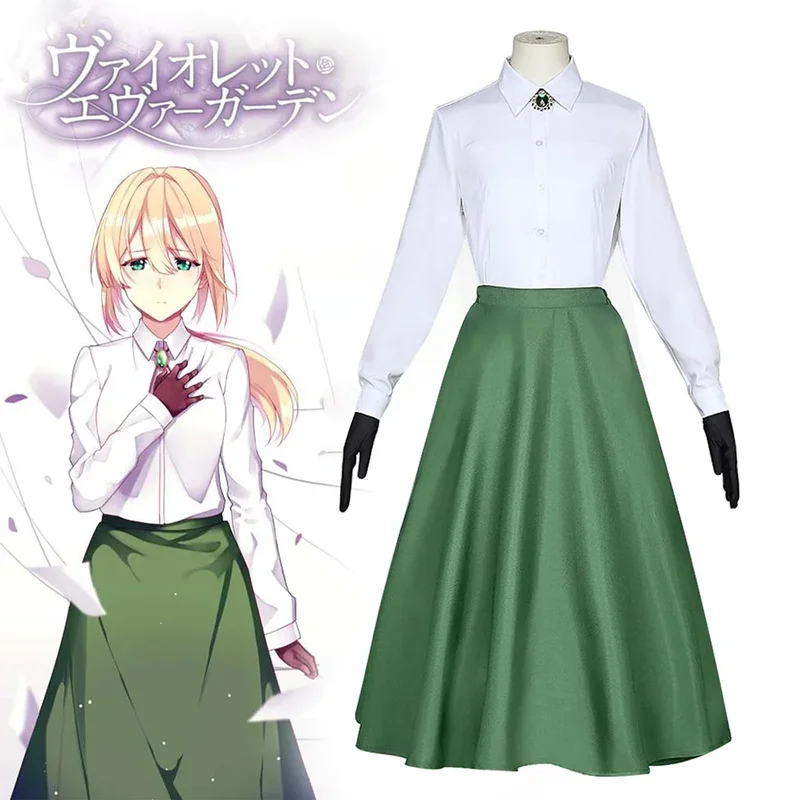 3.a;6\m/Anime Violet Evergarde - Violet Evergarden Dress 评论和价格