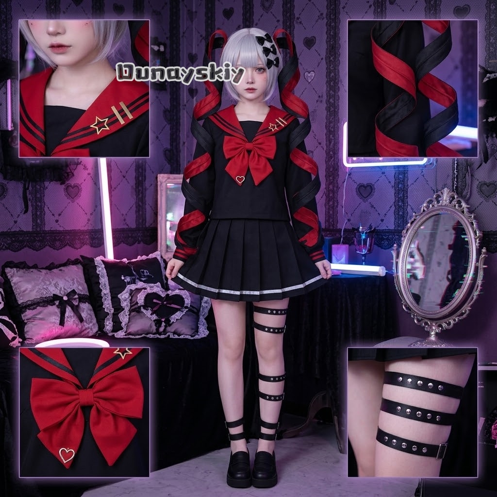 LWW09*Yandere K Angel RAIN Bla - Anime Cosplay Black Girl 评论和价格