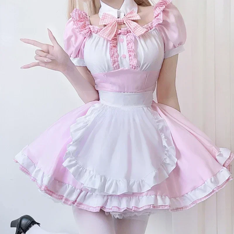 Sweet Cute Cat Lolita Pink Dre - Anime Cosplay Pink 评论和价格