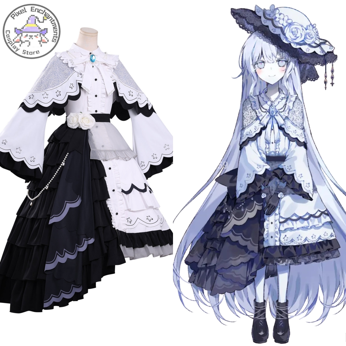Magical Girl Magical Trial Cos - Anime Cosplay Black Girl 评论和价格
