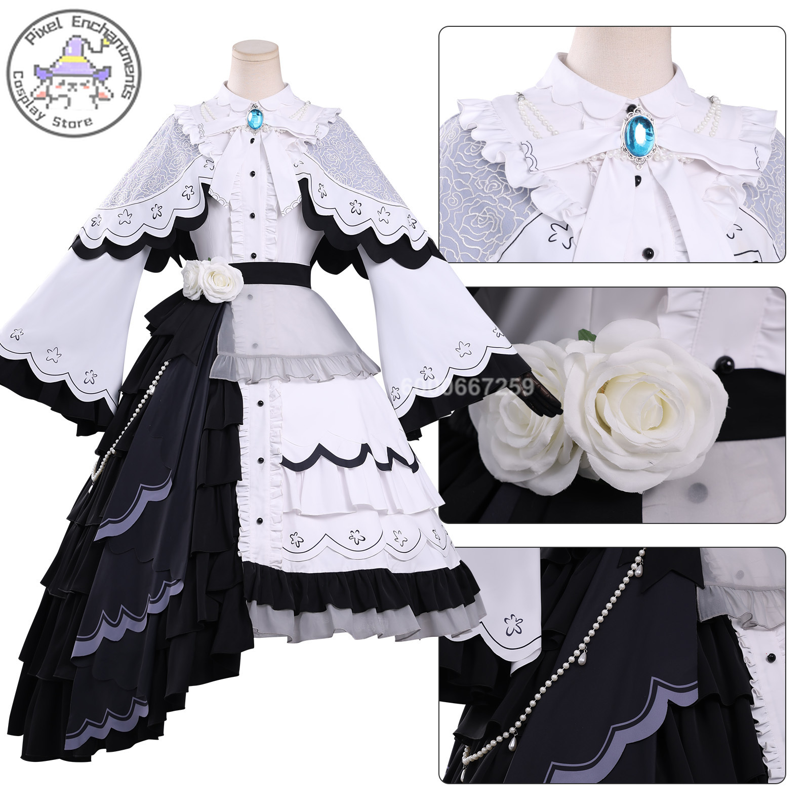 Magical Girl Magical Trial Cos - Anime Cosplay Black Girl 评论和价格