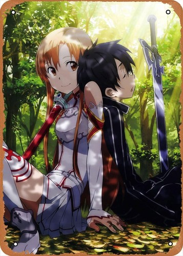 Anime Metal Poster Sword Art O - Sword Art Online Cape 评论和价格