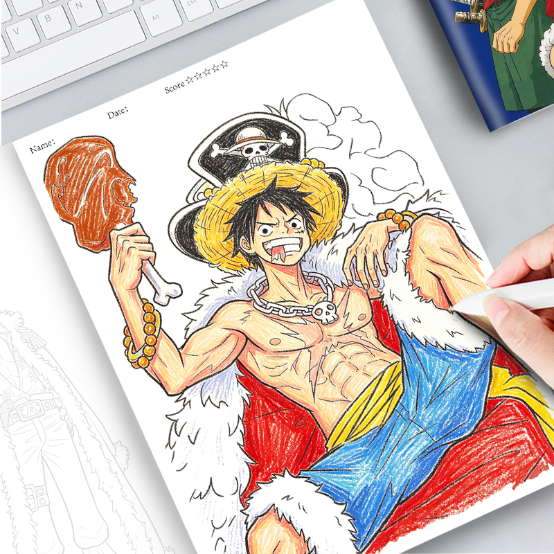 Anime One Piece Coloring Book  - Cosplay Anime Zoro 评论和价格