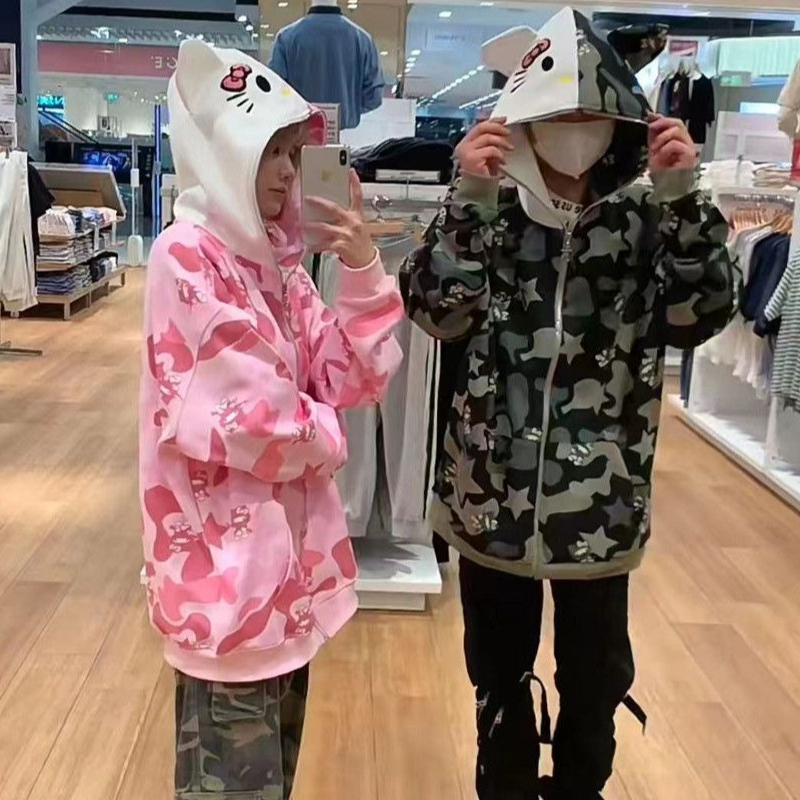 Casual Ins Sanrio Hello Kitty  - Anime Cosplay For Couples 评论和价格
