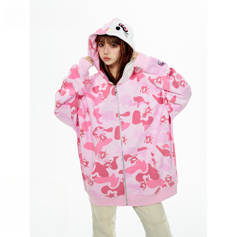 Casual Ins Sanrio Hello Kitty  - Anime Cosplay For Couples 评论和价格