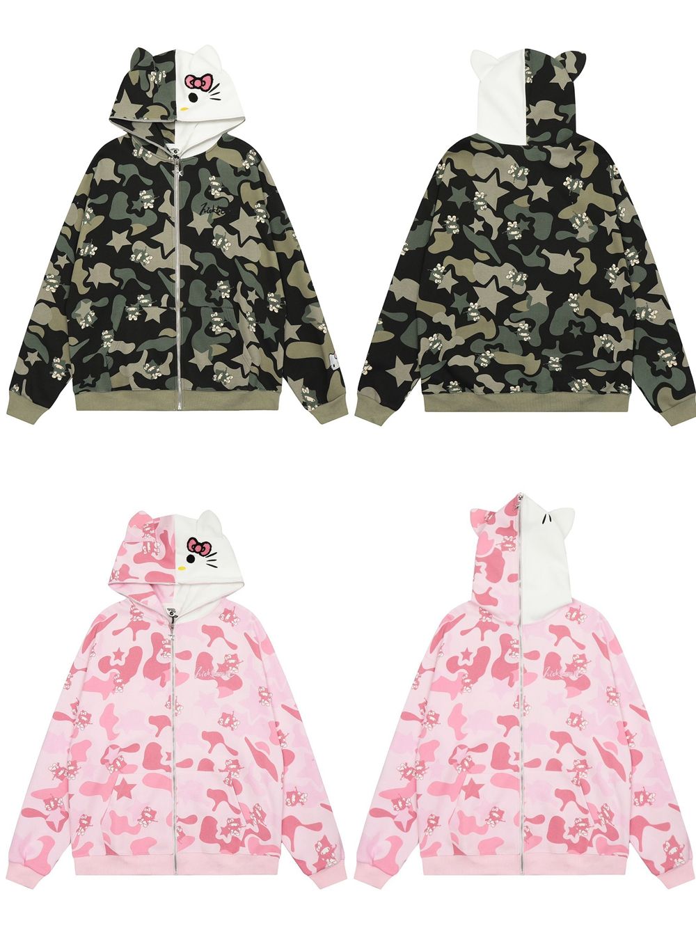 Casual Ins Sanrio Hello Kitty  - Anime Cosplay For Couples 评论和价格