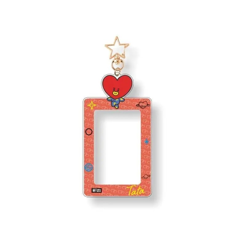 Kawaii BT21 Card Holder Keycha - Anime Cosplay Photo 评论和价格