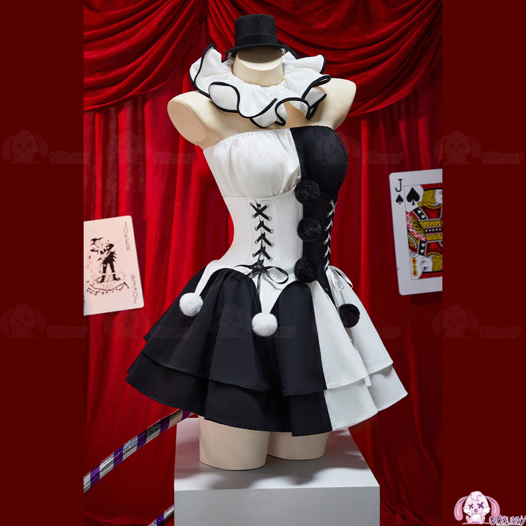 Movie Clown Cosplay Costume Te - Anime Cosplay Black Girl 评论和价格