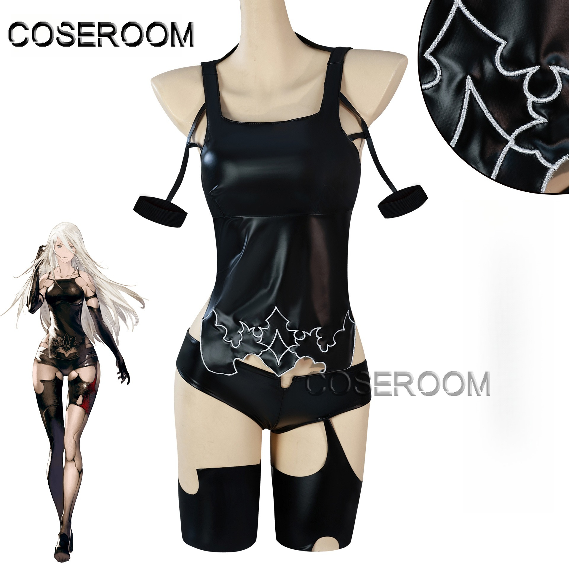 Game NieR Automata A2 Cosplay  - Anime Cosplay Black Girl 评论和价格