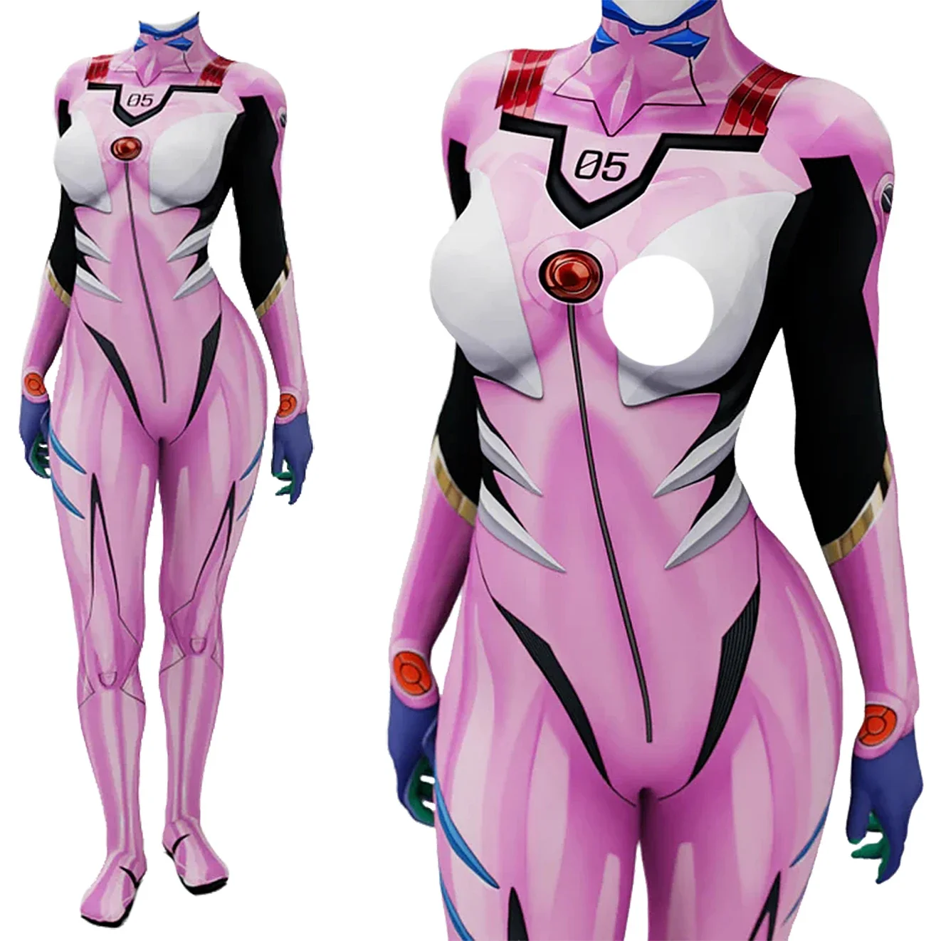 Anime EVA 05 Makinami Cosplay  - Anime Cosplay For Girls 评论和价格