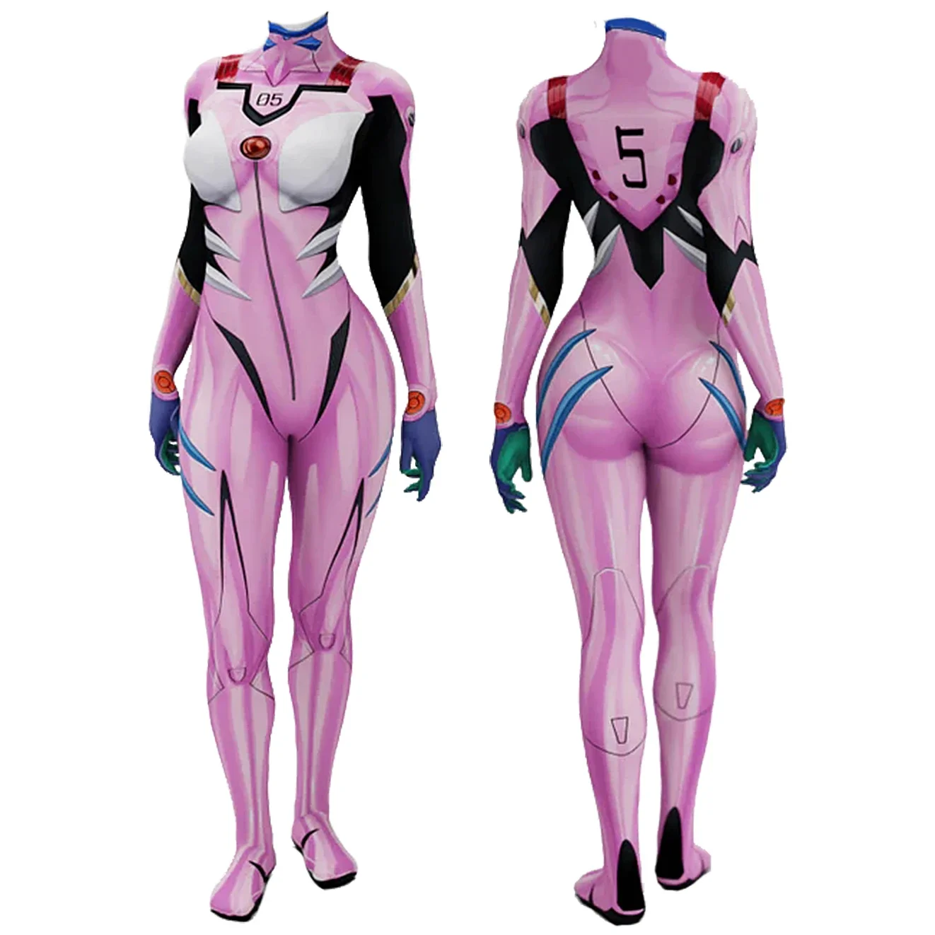 Anime EVA 05 Makinami Cosplay  - Anime Cosplay For Girls 评论和价格