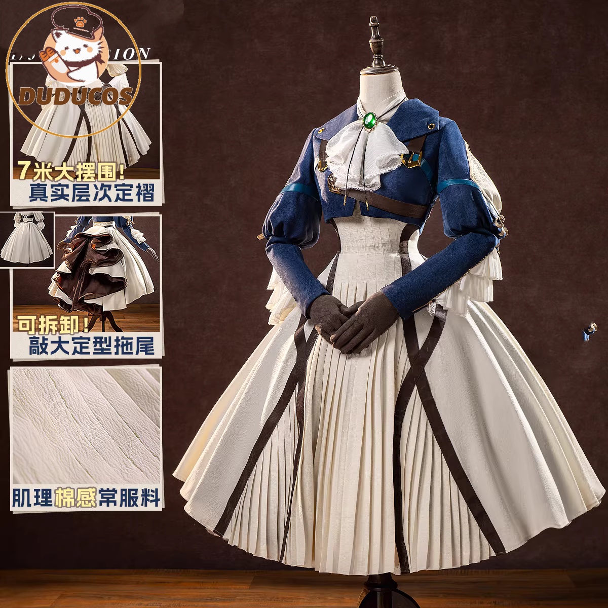 INSTOCK Violet Evergarden Cosp - Anime Cosplay Dress For Women 评论和价格
