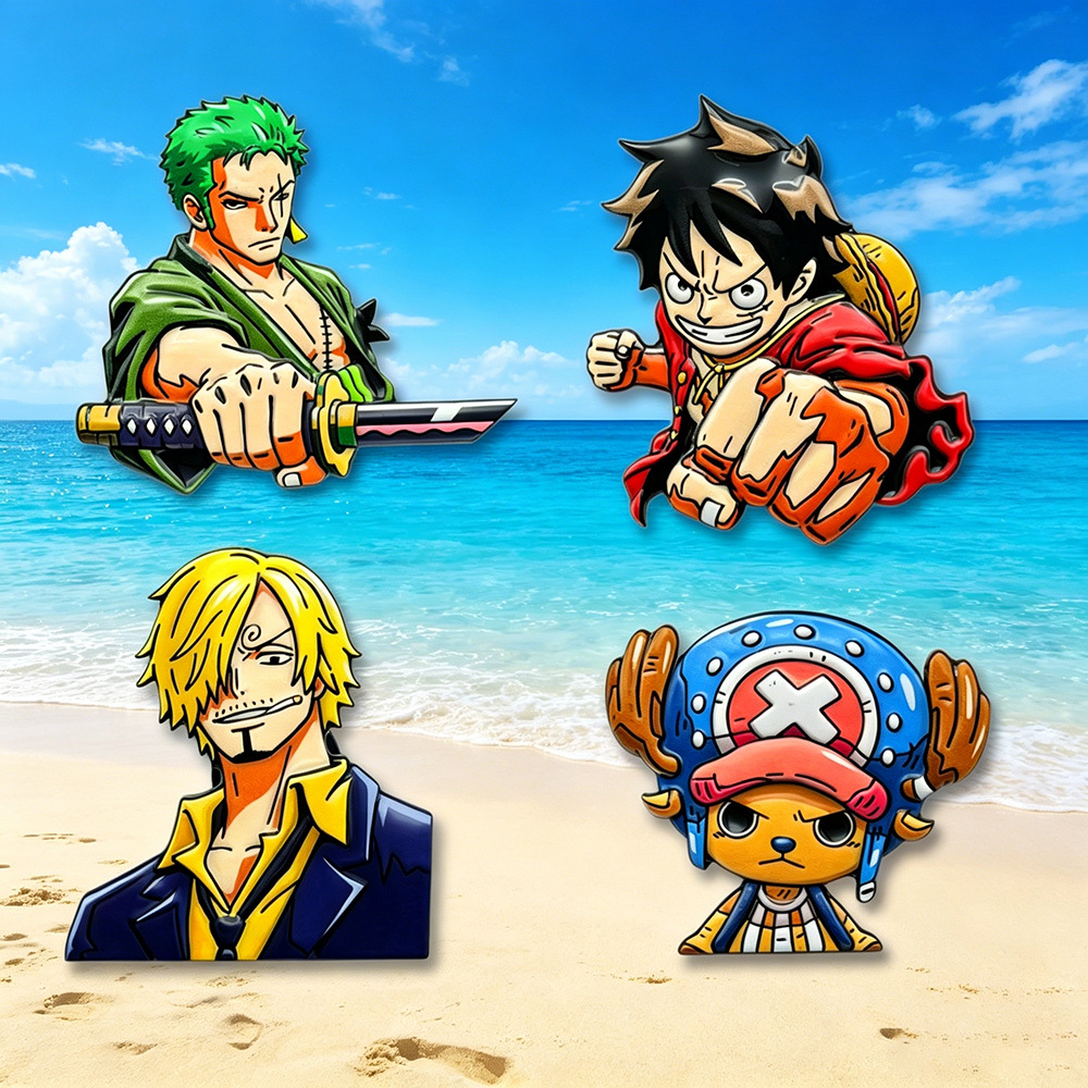 4pcs ONE PIECE Cartoon Charact - Cosplay Anime Zoro 评论和价格