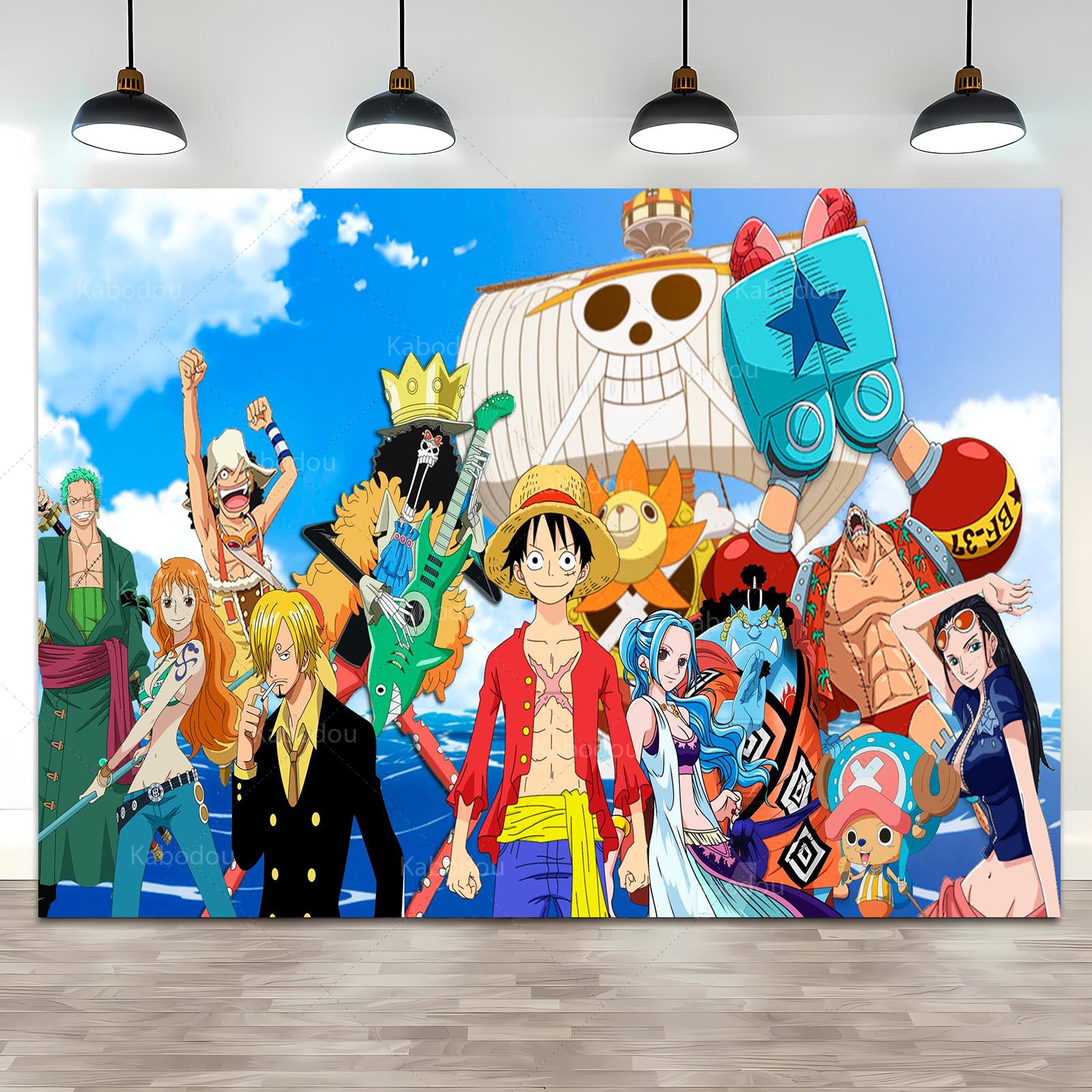 Anime One Piece Luffy Backdrop - Cosplay Anime Zoro 评论和价格