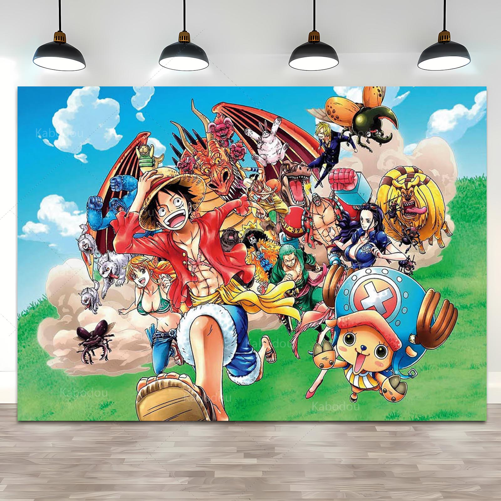 Anime One Piece Luffy Backdrop - Cosplay Anime Zoro 评论和价格