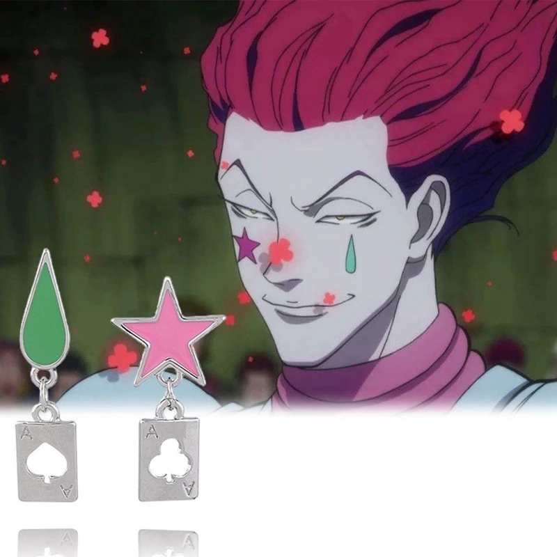 Anime Hisoka Cosplay Earrings  - Anime Cosplay Girlfriend 评论和价格
