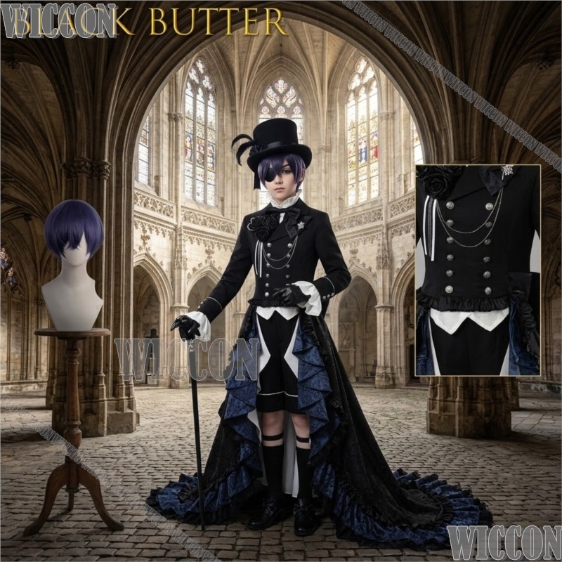 Blck Butter Ciel Phantomhive C - Anime Cosplay Festival 评论和价格