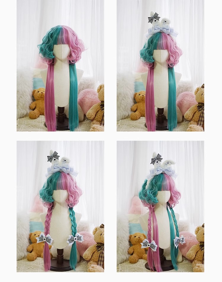 Jellyfish Head Wig Synthetic L - Anime Yang Cosplay 评论和价格