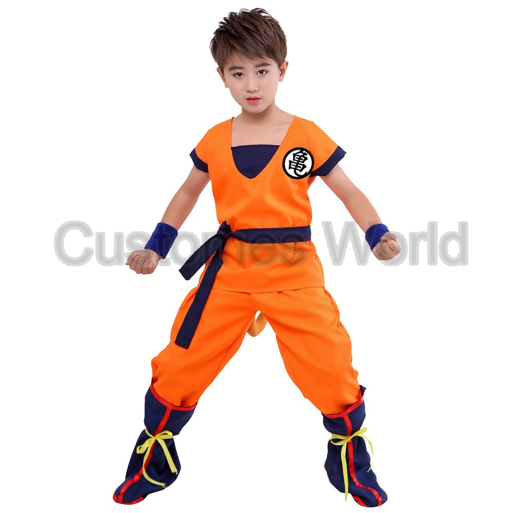 Boys Girls Halloween Son Goku  - Cosplay Anime Boy 评论和价格