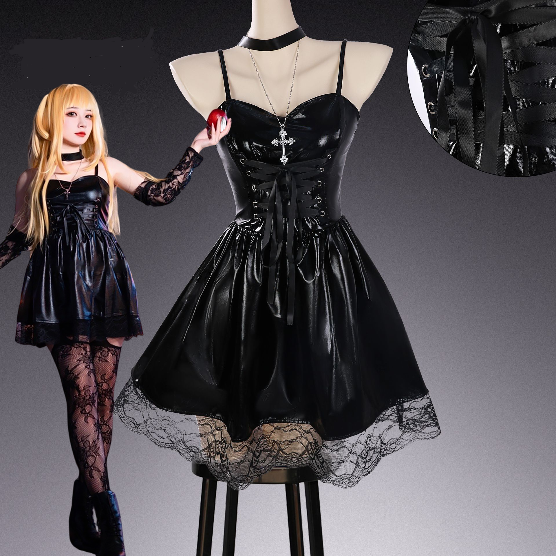 MisaMisa Anime Cosplay Costume - Anime Cosplay Black Girl 评论和价格