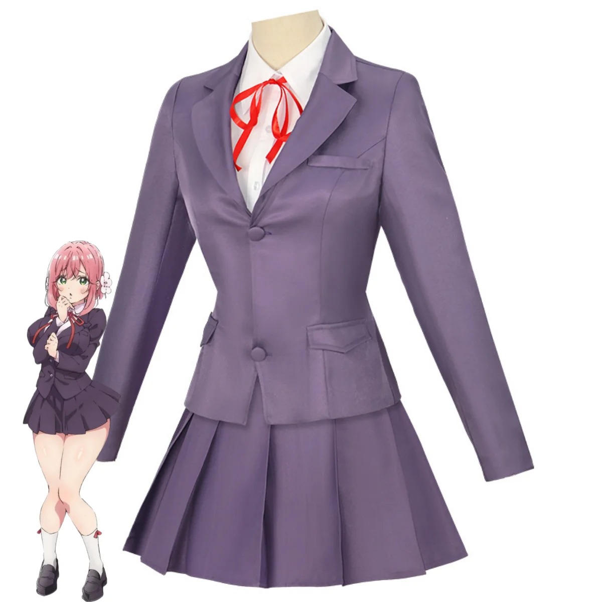 Anime The 100 Girlfriends Who  - Anime Cosplay Girlfriend 评论和价格
