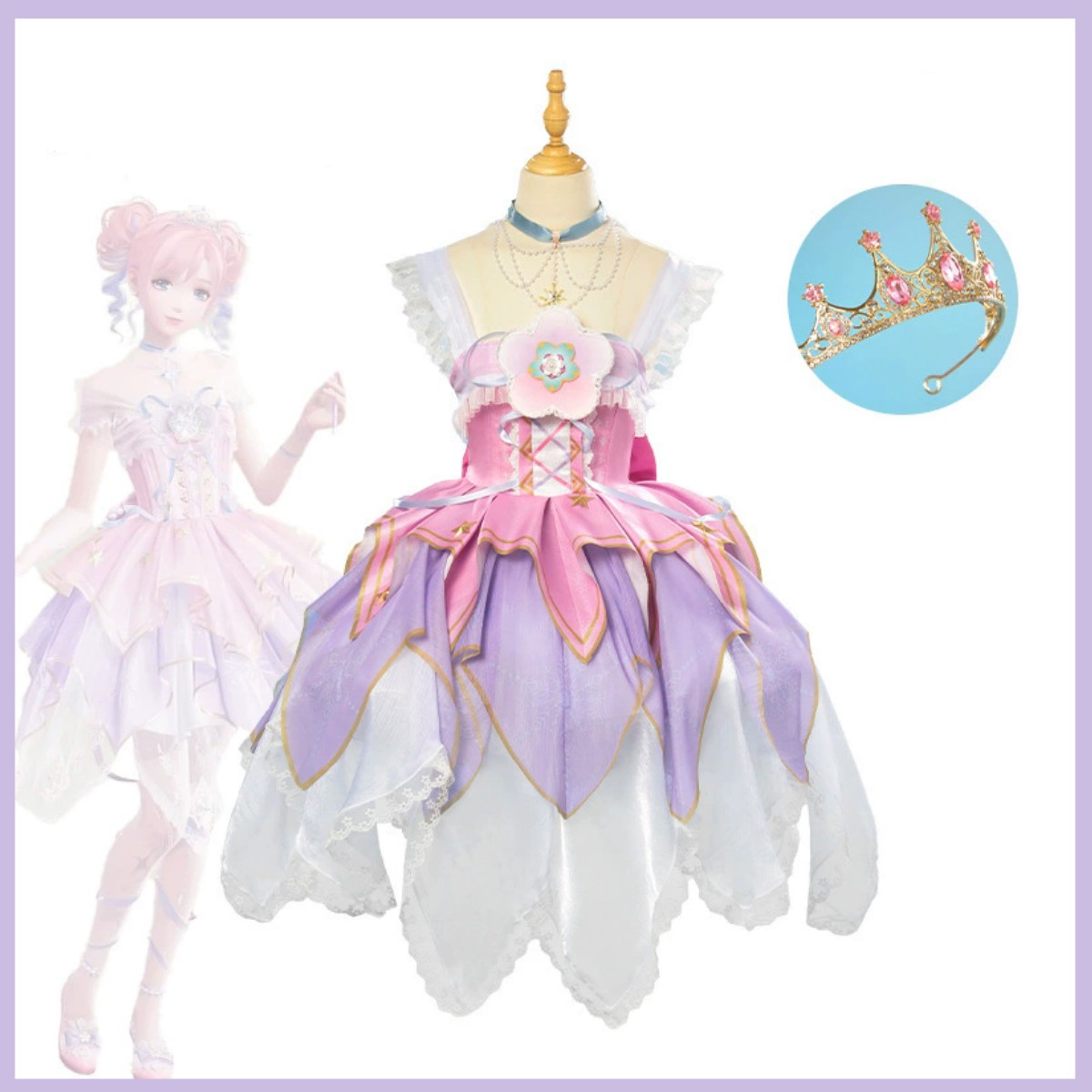 Anime Game Infinity Nikki Cosp - Anime Cosplay Pink 评论和价格