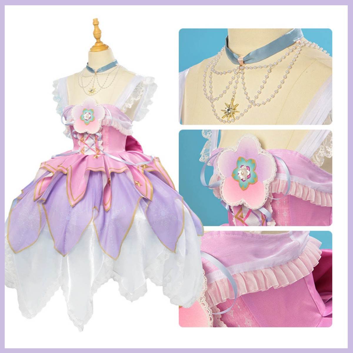 Anime Game Infinity Nikki Cosp - Anime Cosplay Pink 评论和价格
