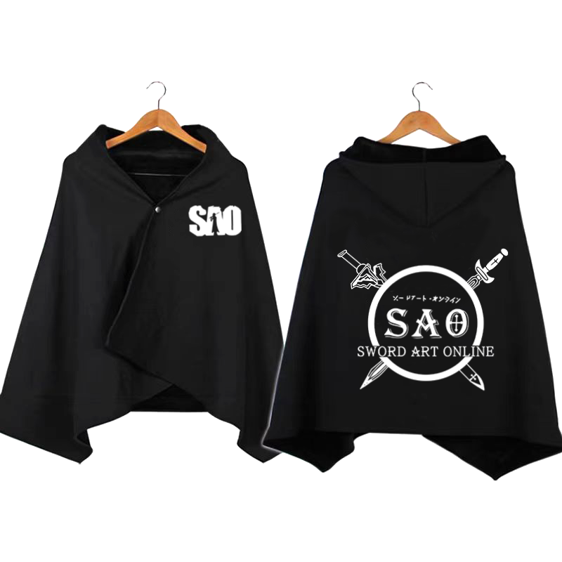 Sword Art Online cosplay hoode - Sword Art Online Cape 评论和价格