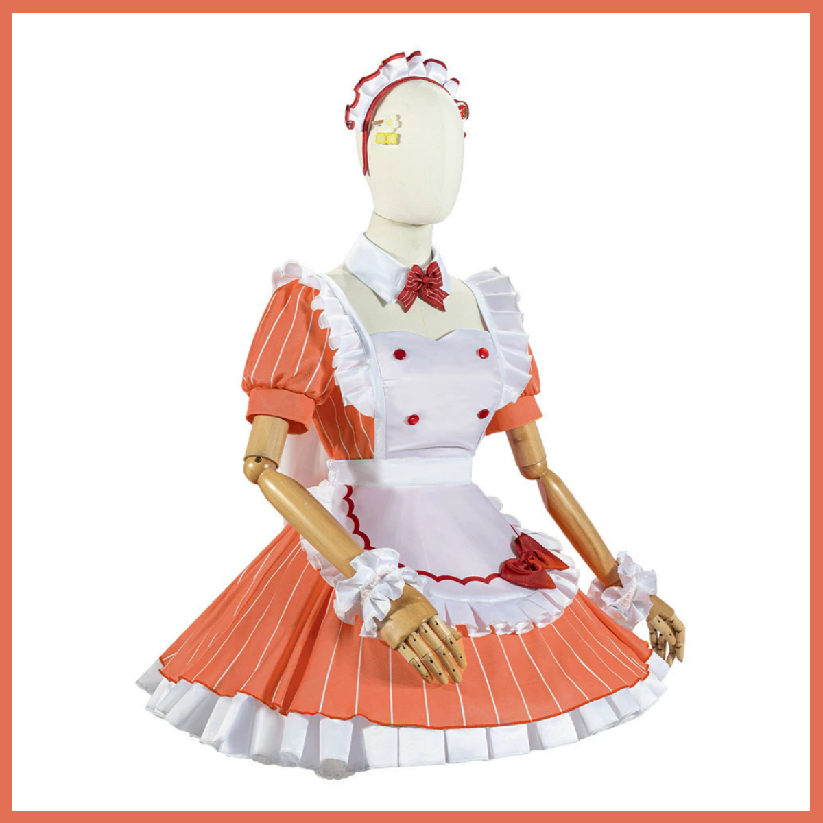 Maid Dress Lolita Skirt Wig Wo - Anime Cosplay Kawaii 评论和价格