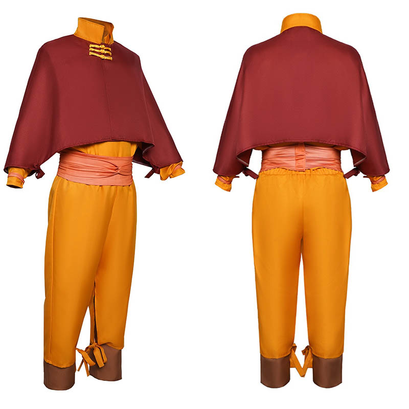 Aang Cosplay Costume 2024 Edit - Cosplay Avatar Anime 评论和价格