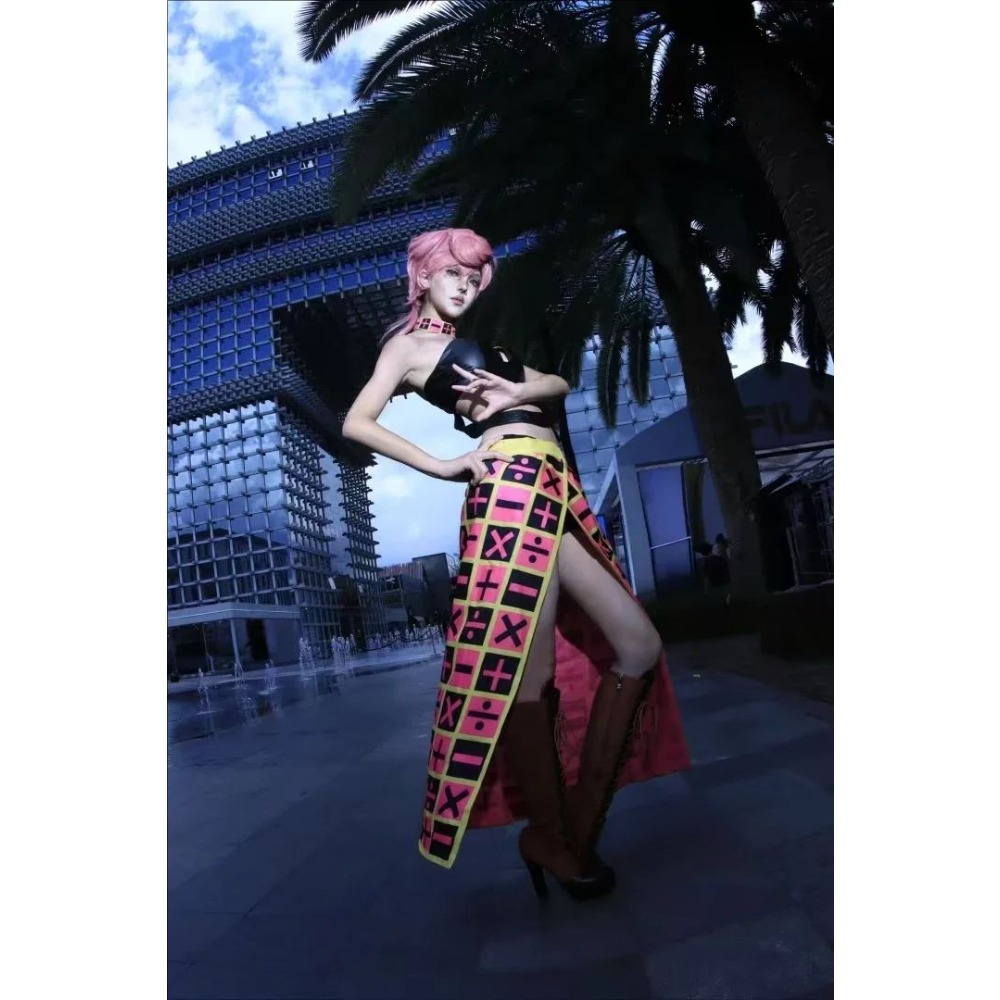 Women's JoJo's Bizarre Adventu - Anime Cosplay Photoshoot 评论和价格
