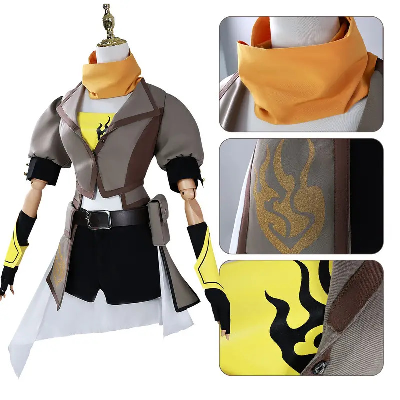 25COSRWBY 2025 Cosplay Yellow  - Anime Yang Cosplay 评论和价格