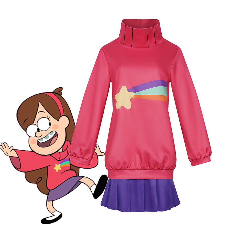 Mabel Pines Cosplay Costume Pi - Anime Cosplay Pink 评论和价格
