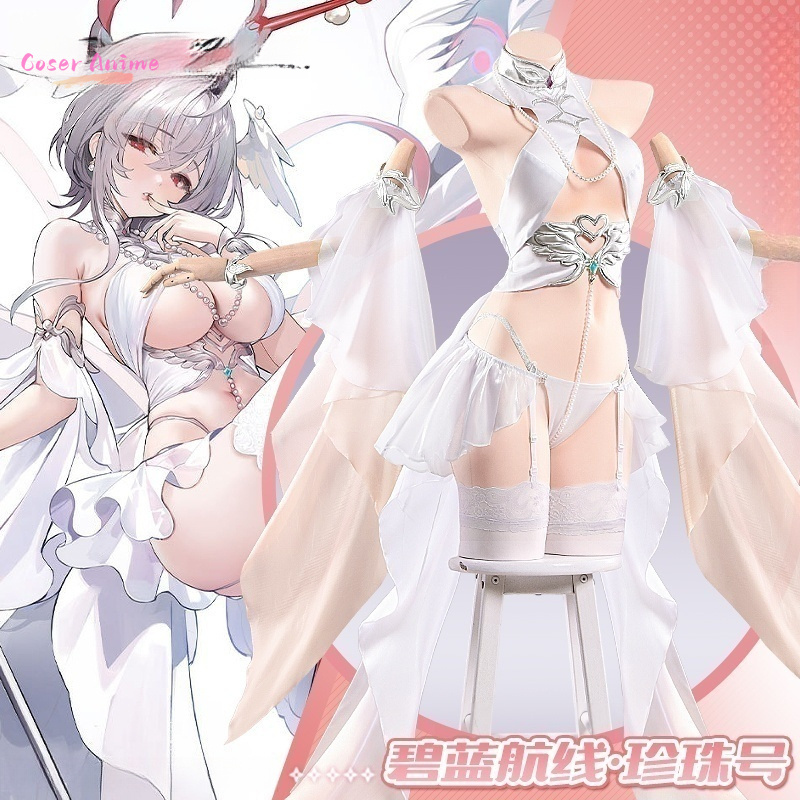 Azur Lane pearl Cosplay costum - Anime Cosplay Photoshoot 评论和价格